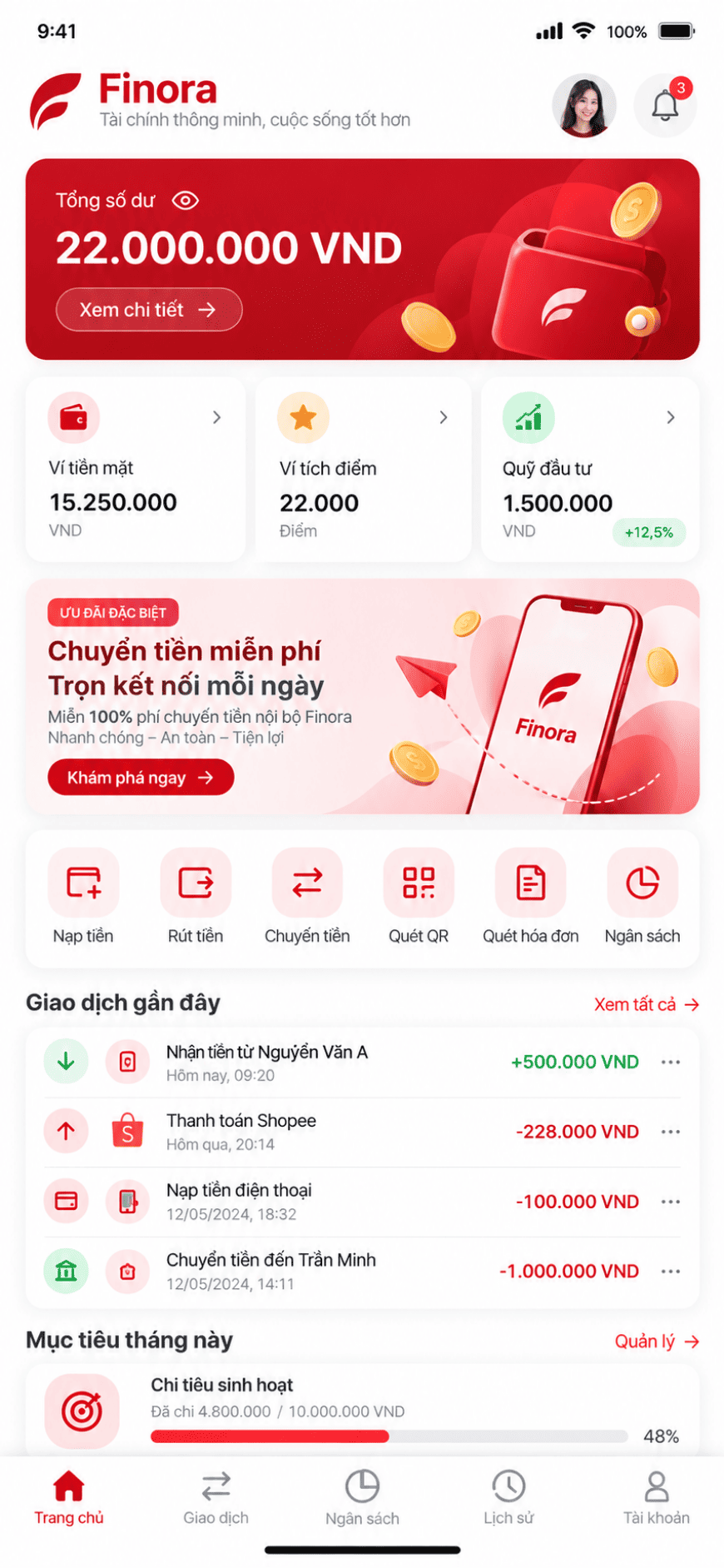 App tài chính